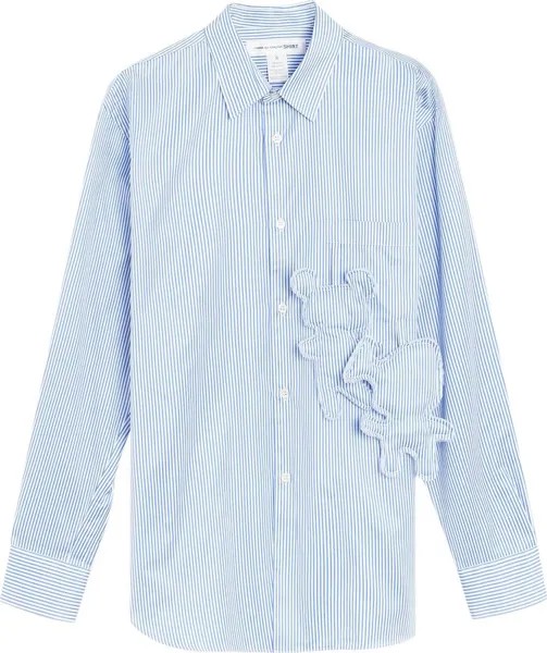Рубашка Comme des Garçons SHIRT Striped Long-Sleeve Shirt 'Blue', синий
