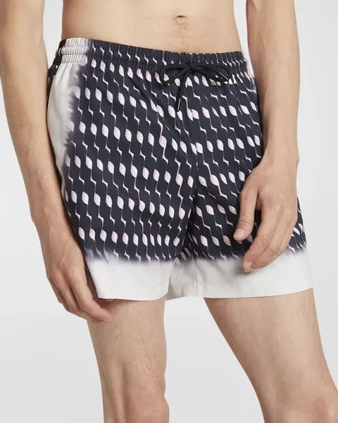 Мужские шорты для плавания с рисунком Phibbs Dries Van Noten, цвет Navy