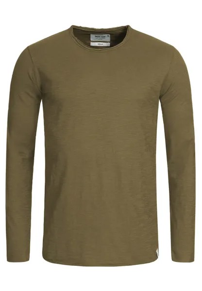 Лонгслив Indicode Jeans WILLBUR, хаки