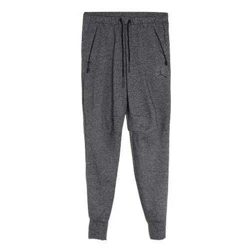 Спортивные штаны Men's Air Jordan Fleece Lined Athleisure Casual Sports Long Pants/Trousers Gray, черный