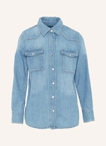 Эмилия рубашка 7 For All Mankind, синий