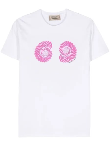 Alessandro Enriquez футболка Ammonite, белый