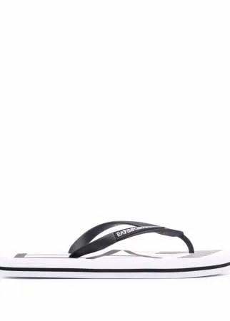 Ea7 Emporio Armani шлепанцы с логотипом