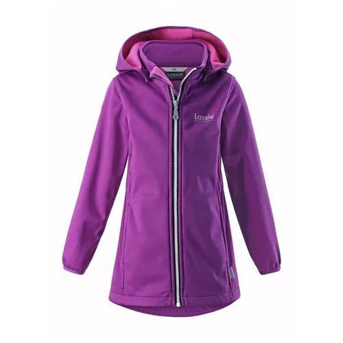 Куртка LASSIE 721732-6820 Softshell jacket, Neelia для девочки, цвет синий, размер 116