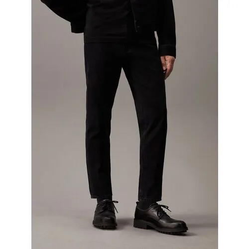 Джинсы зауженные Calvin Klein Jeans, размер 33, denim black