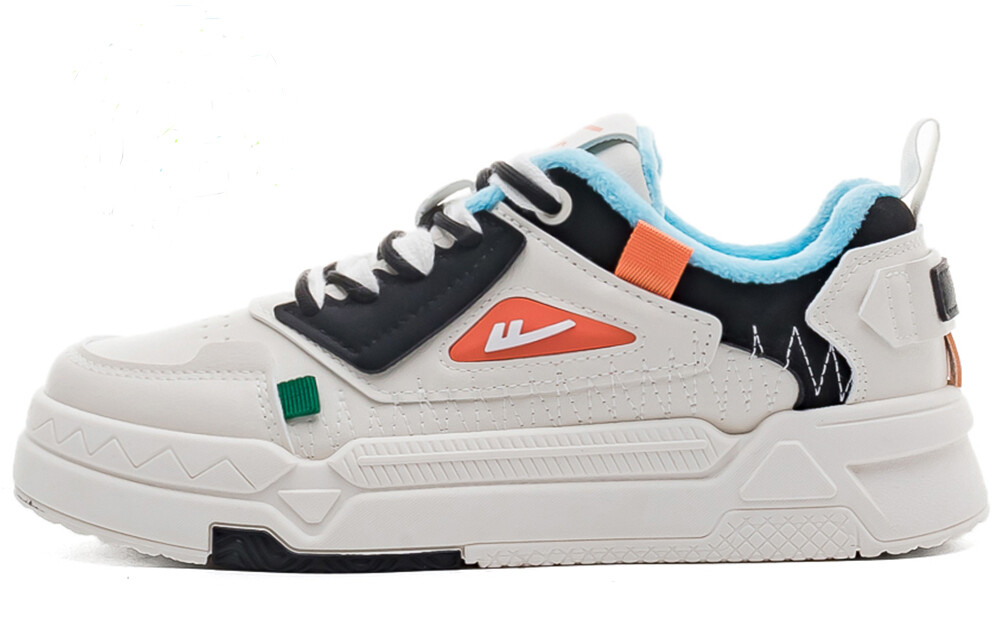Кроссовки WARRIOR Skateboarding Shoes Unisex Low-top, бежевый/черный