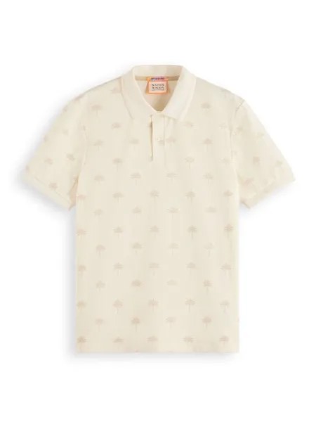 Рубашка поло Scotch & Soda, бежевый