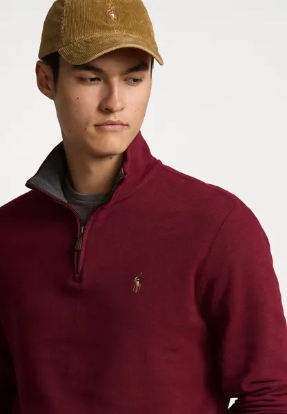 Джемпер ESTATE-RIB QUARTER-ZIP PULLOVER Ralph Lauren, красный
