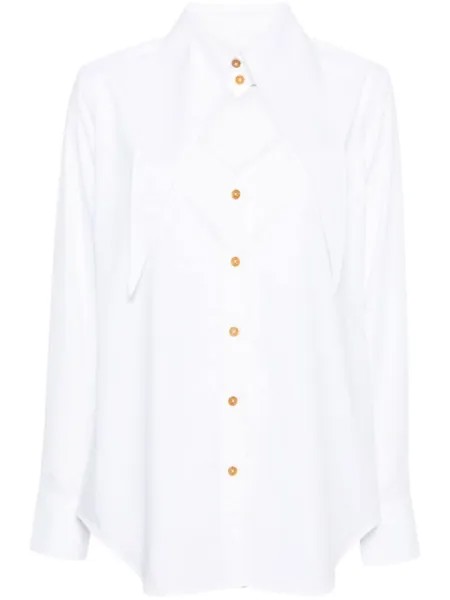 Vivienne Westwood рубашка Heart с вырезами, белый