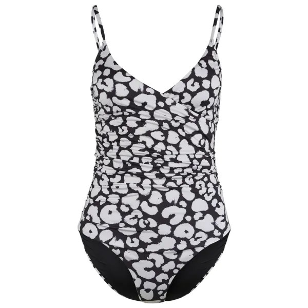 Купальник Dedicated Women's Wrap Swimsuit Klinte, цвет Painted Leopard Black