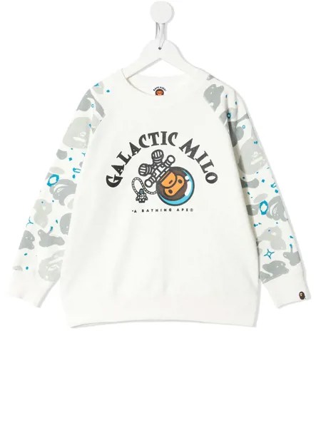 A BATHING APE® толстовка Milo Camo с принтом