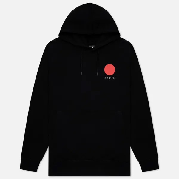 Мужская толстовка Edwin Japanese Sun Hoodie чёрный, Размер S