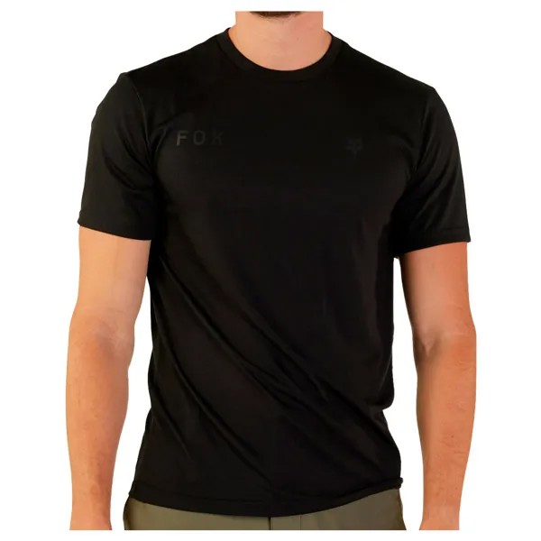Функциональная рубашка Fox Racing Wordmark S/S Tech Tee, черный