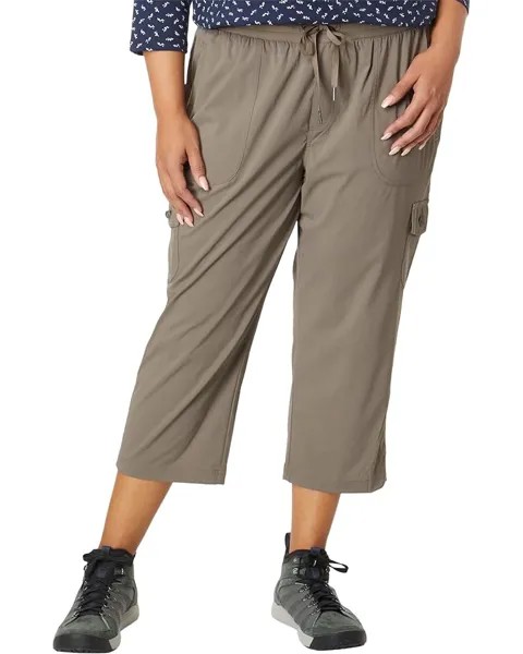 Брюки L.L.Bean Plus Size Vista Camp Crop, цвет Toasted Almond