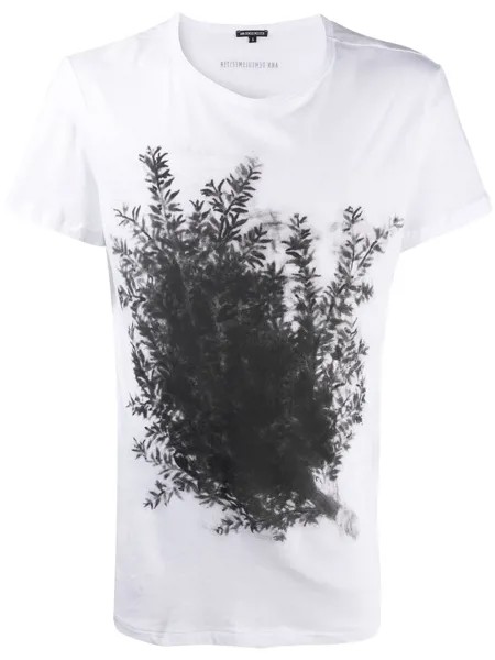Ann Demeulemeester футболка с графичным принтом