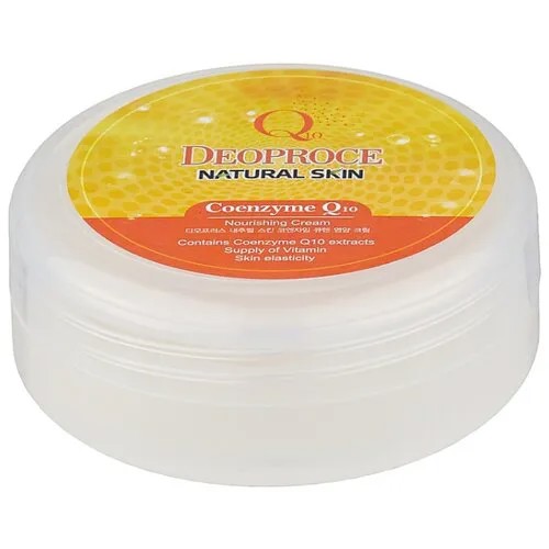 Крем для тела Deoproce Natural Skin Coenzyme Q10 Nourishing Cream, банка, 100 г