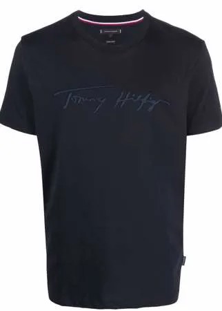 Tommy Hilfiger футболка из органического хлопка с логотипом