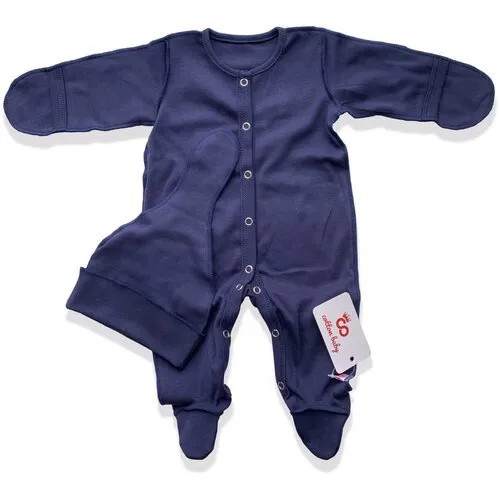 Комбинезон-слип + шапочка Cotton Baby, размер 56-62, Крем