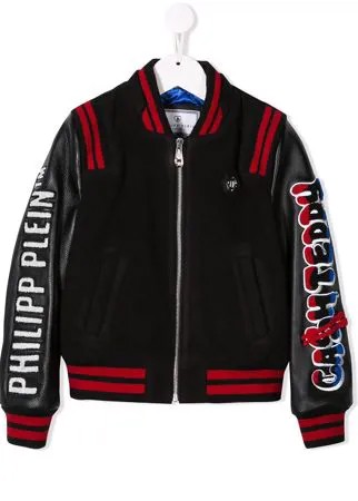 Philipp Plein Junior бомбер Teddy Bear