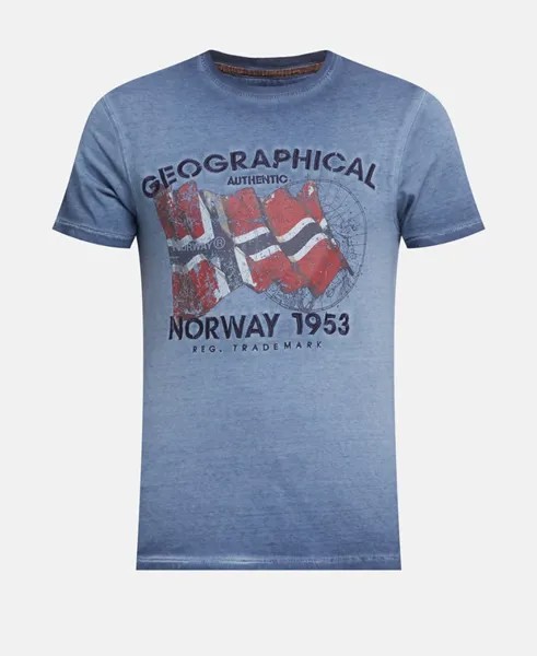 Футболка Geographical Norway, темно-синий