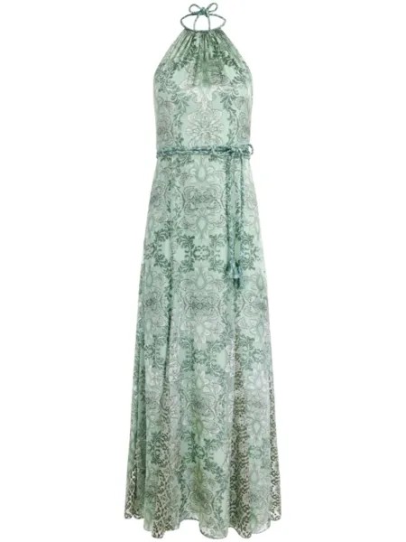 Alice + olivia платье макси Даника, зеленый