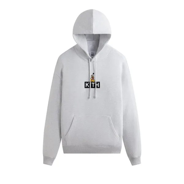 Худи Kith For Mickey & Friends Cyber Monday Pluto Classic Logo 'Light Heather Grey', серый