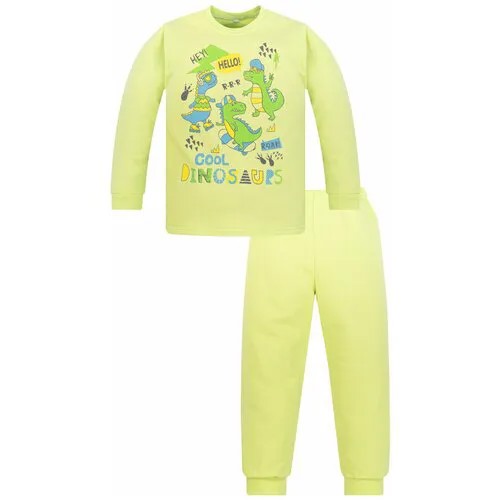 Пижама  Утенок, размер 86, зеленый
