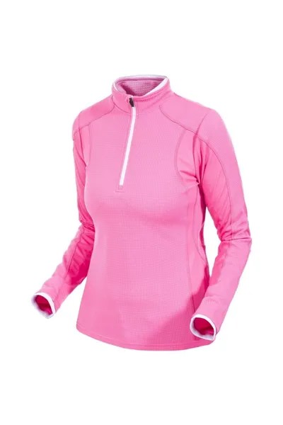 Спортивная футболка Ollog с половиной молнией для активного отдыха Trespass, розовый