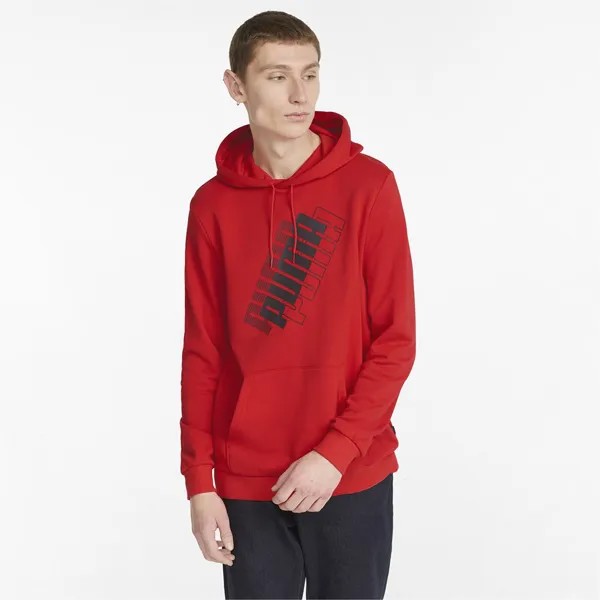 Худи Puma Power Logo, красный