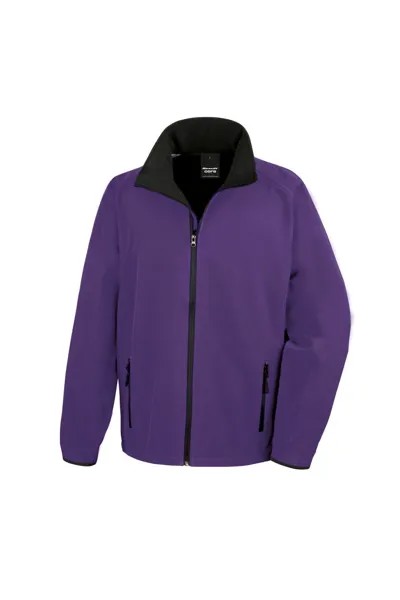 Куртка из софтшелла Core с принтом Result, фиолетовый