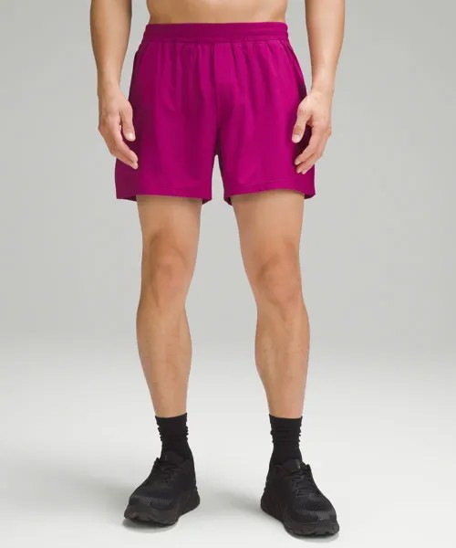 Короткие шорты без вкладыша Pace Breaker Lululemon, фиолетовый