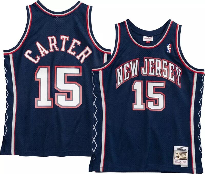 Мужская майка Mitchell & Ness Brooklyn Nets Vince Carter # 15 Swingman