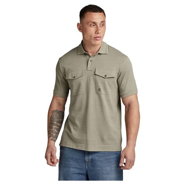 Поло G-Star Dunda Pocket, зеленый