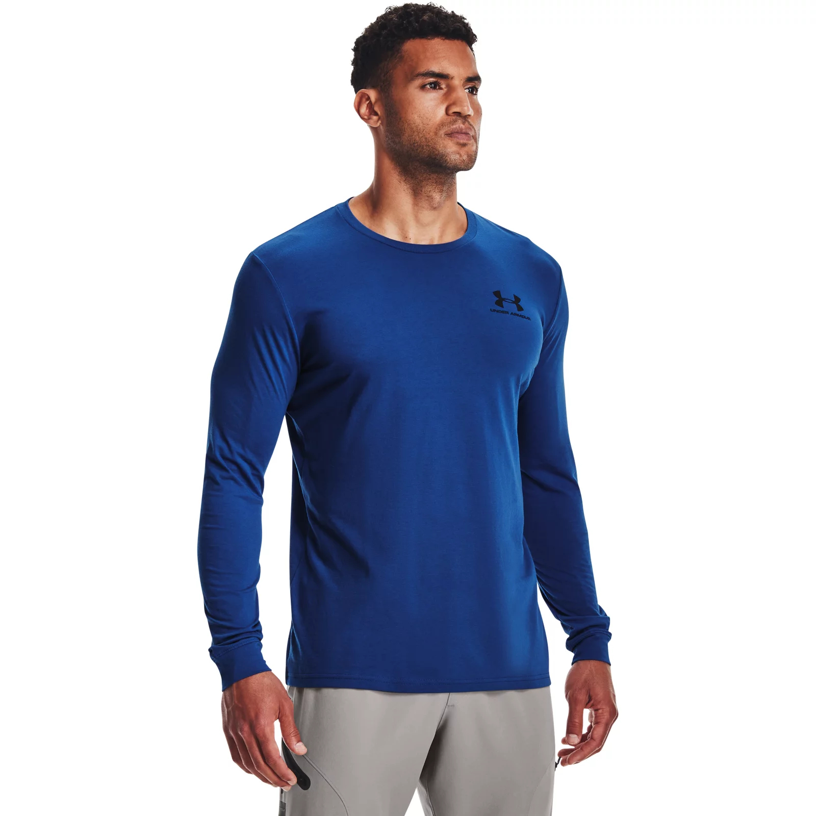 Лонгслив мужской Under Armour 1329585 синий 48-50 RU