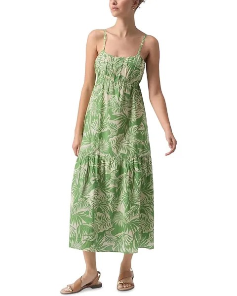 Платье Sanctuary Dropped Seam Maxi, цвет Cool Palm
