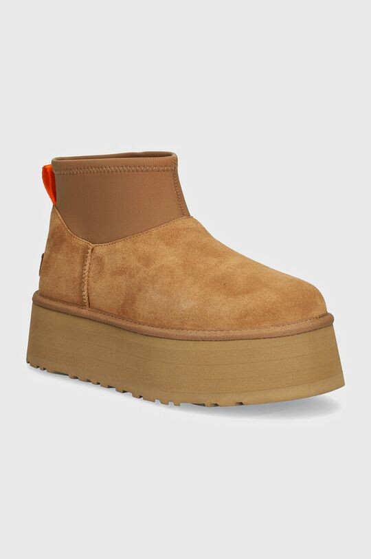 Классические замшевые зимние ботинки Mini Dipper Ugg, коричневый