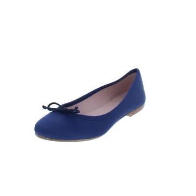 Женские атласные туфли на плоской подошве Private Label Kacey Blue 36 Medium (B,M) BHFO 3085
