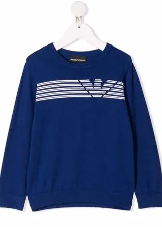 Emporio Armani Kids толстовка с логотипом