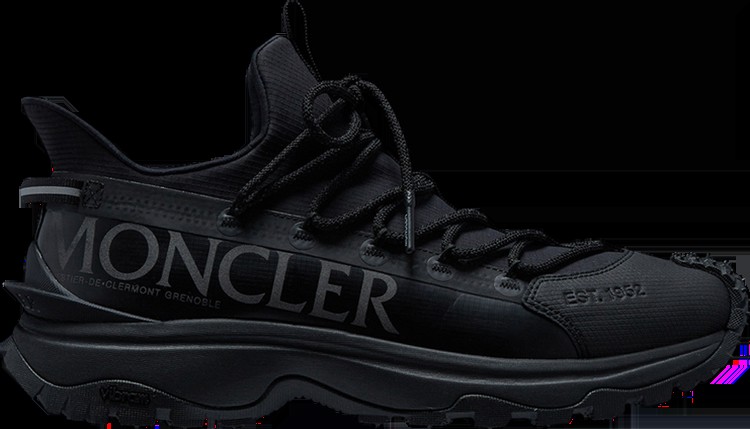 Кроссовки Moncler Trailgrip Lite 2 Sneakers 'Black', черный