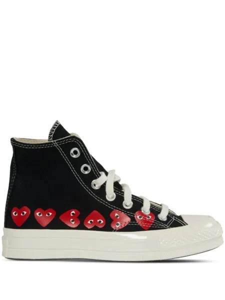 Comme Des Garçons высокие кеды Play из коллаборации с Converse, черный