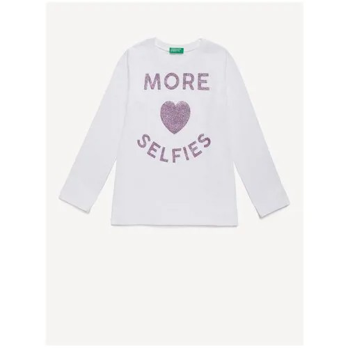 Футболка с длинным рукавом United Colors of Benetton для девочки 22P-3I1XC14KN-252-XXXL