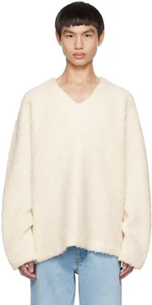 Белый свитер Sefr Ezra