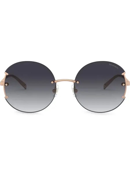 Tiffany & Co Eyewear солнцезащитные очки в круглой оправе
