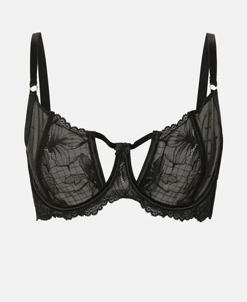 Бюстгальтер на косточках, чашка CF Hunkemöller, цвет Caviar Black