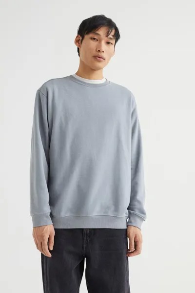Толстовка свободного кроя H&M, каменно-серый