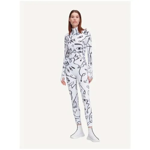 Комбинезон MONOSUIT MONOSKIN X SUVOROVA, цвет белый, S-M