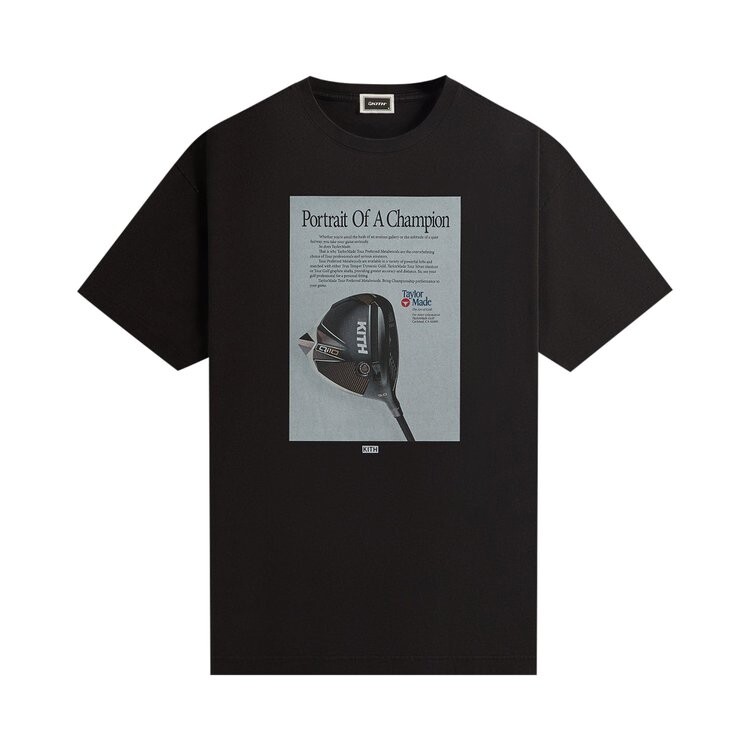 Футболка Kith For TaylorMade Champion Vintage Tee, черный