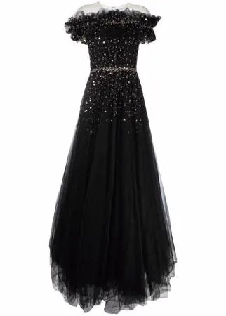 Jenny Packham вечернее платье Sophia из тюля с открытыми плечами