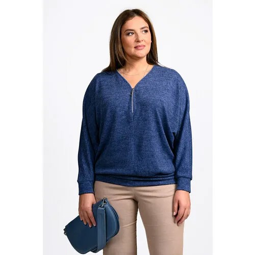Пуловер SVESTA, размер 56, синий