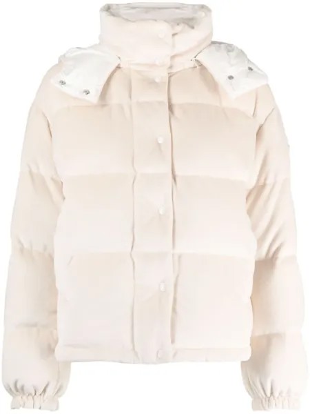 Moncler пуховик Daos, нейтральный цвет
